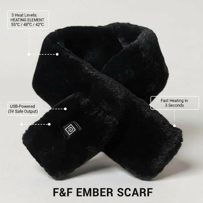 F&F Ember Scarf™ – Instant Heat, All-Day Comfort